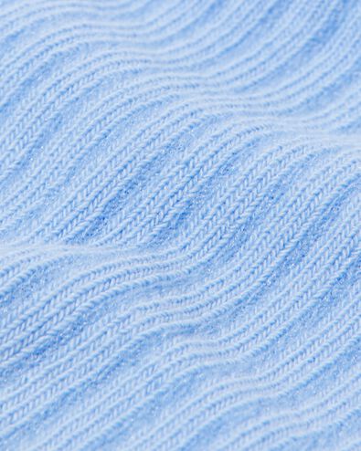 kindersokken met katoen - 5 paar donkerblauw