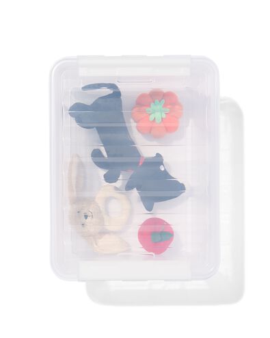 opbergbox 32L London transparant 50x39x26
