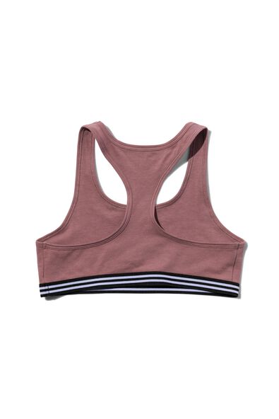 tiener croptop stretch katoen mauve