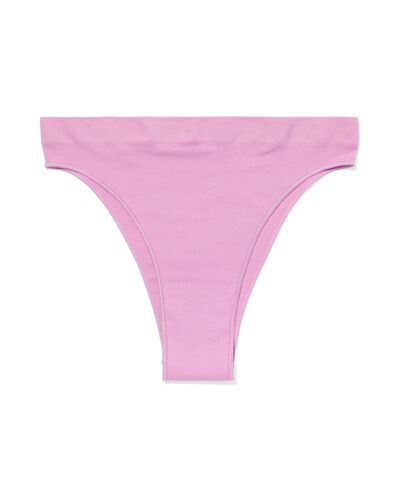 naadloze damesbrazilian rib roze