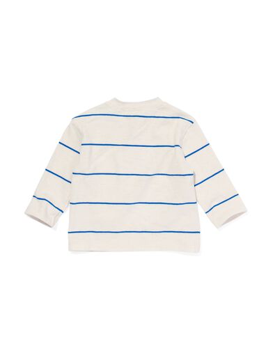 baby shirt strepen  kobaltblauw