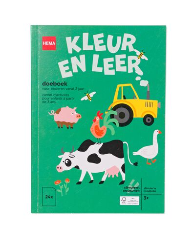 kleur en doe boek 3+