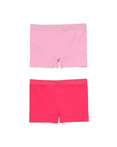 kinderboxers naadloos met glitters - 2 stuks roze