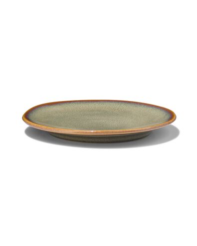 gebaksbord &Oslash;16.5cm Porto reactief glazuur taupe
