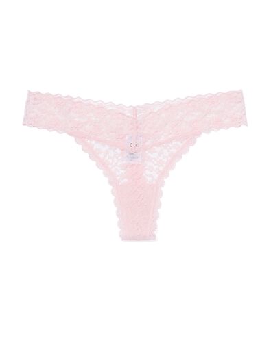 damesstring kant lichtroze