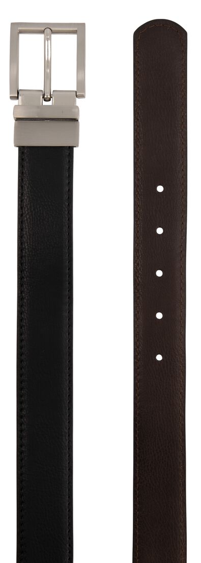 herenriem omkeerbaar 3.5cm zwart