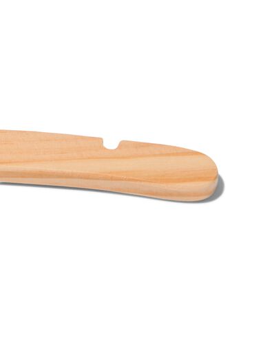babykleerhangertjes hout - 6 stuks