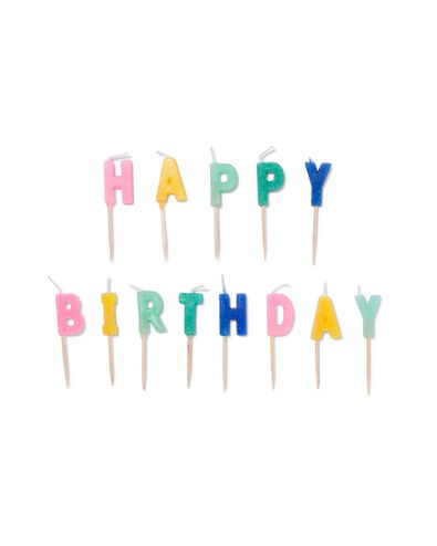 taartkaarsjes happy birtyday