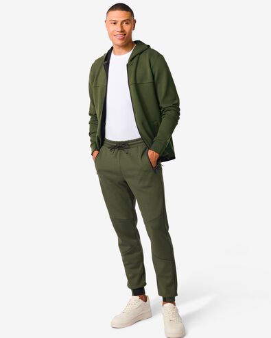 heren sweatbroek  groen