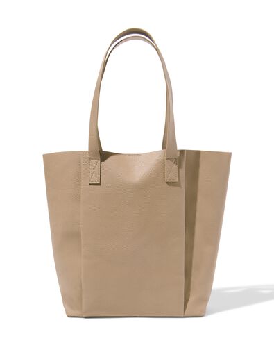 schoudertas taupe 35x30x11