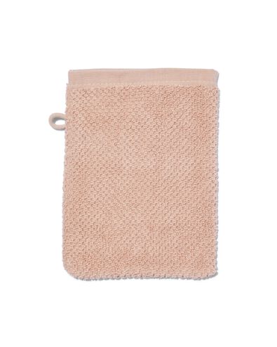 tweedekans washand recycled katoen 16x21 oudroze
