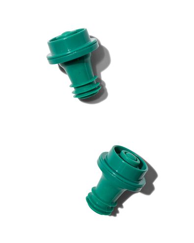 vacu&uuml;m flessenstoppers - 2 stuks