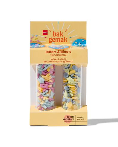 versierplezier strooiselmix letters en dino's