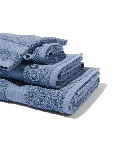handdoek 50x100 zware kwaliteit grijsblauw