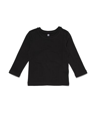 kinder t-shirt - biologisch katoen zwart