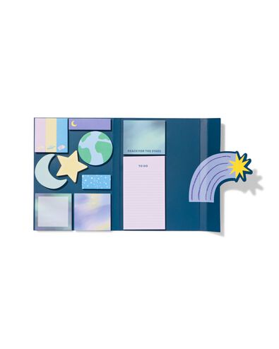 sticky notes in boekje sterren