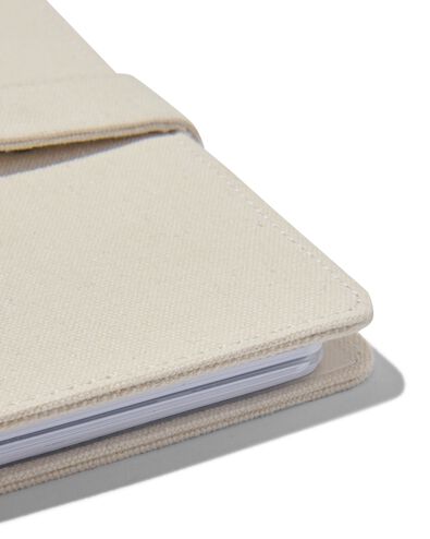 navulbaar notitieboek canvas A5 gevuld met lijntjes