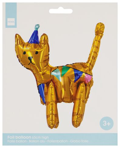 folieballon 3D 65cm hoog - kat