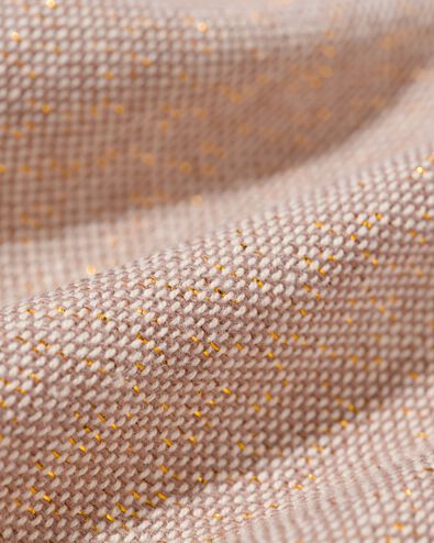 servetten beige met glitters chambray katoen 47x47 - 2 stuks