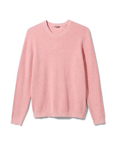 heren trui gebreid roze