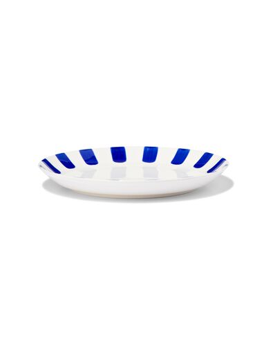 gebaksbordje &Oslash;17cm Tafelgenoten new bone wit met blauw