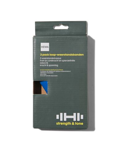 weerstandsbanden met loop - 3 stuks