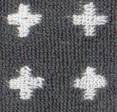 keukendoek - 50 x 50 - katoen - grijs kruisjes