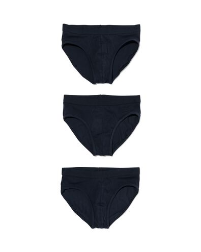 herenslips - 3 stuks blauw