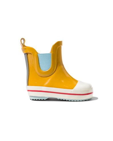 baby regenlaarzen rubber geel