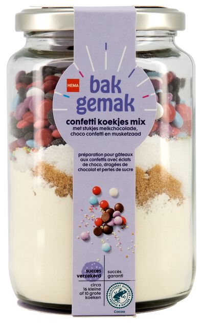 bakmix voor confettikoekjes