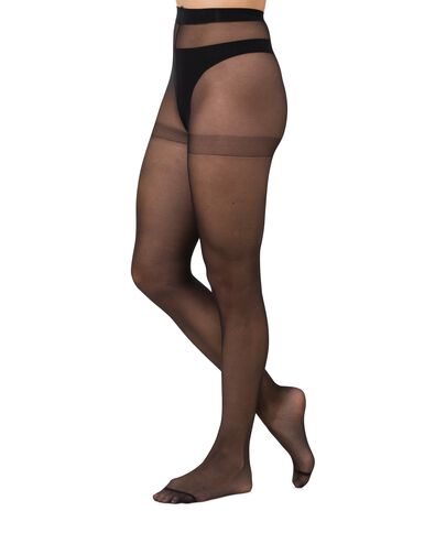 4-pak mat pantys 20 denier zwart