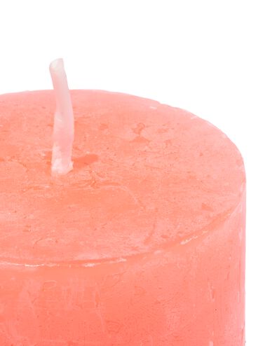 rustieke kaarsen fluor oranje