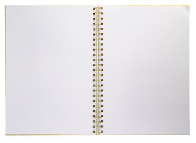 plakboek blanco met spiraal 32.5x23 beige