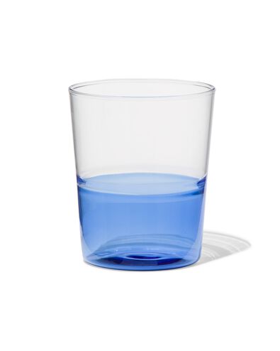 waterglas 320ml glas met blauw