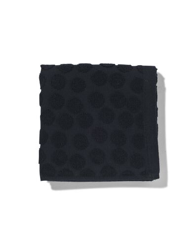 keukendoek 50 x 50 - katoen - zwart stip