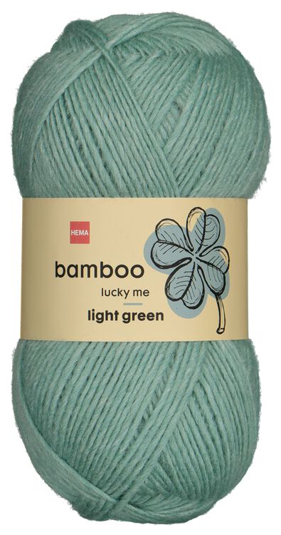 garen wol bamboe 100gram groen