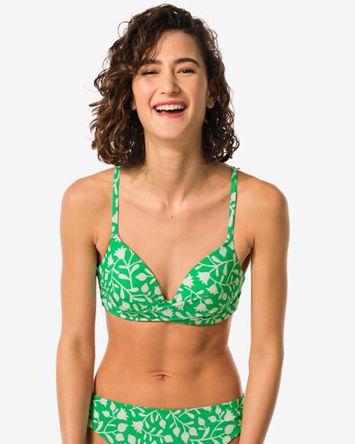 dames bikinitop groen