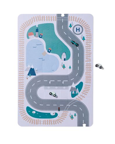 autoweg speelkleed 120x80 vilt - 12 stuks