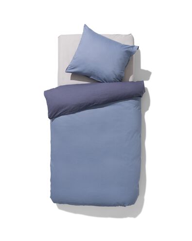 dekbedovertrek 140x200/220 katoen lyocell blauw