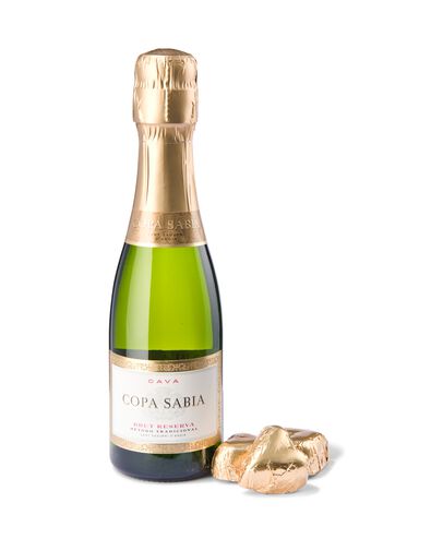 Copa Sabia cava met bonbons