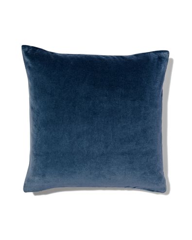 kussenhoes velours 50x50 blauw