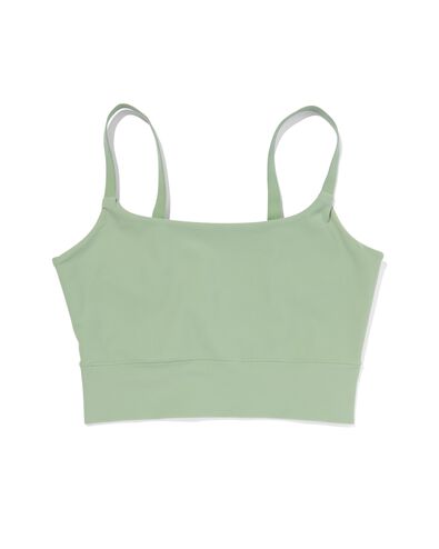 niet voorgevormde top zonder beugel ultimate comfort middengroen