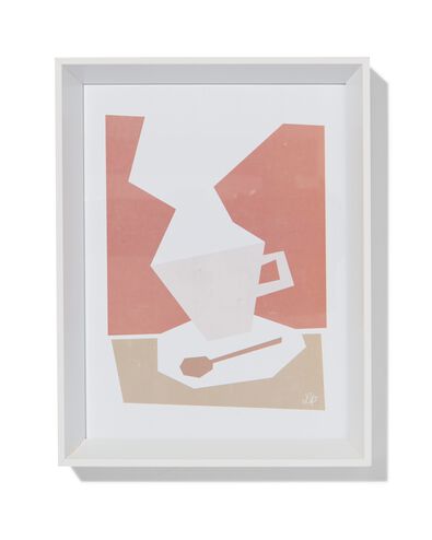 fotolijst hout 15x20 facetrand wit