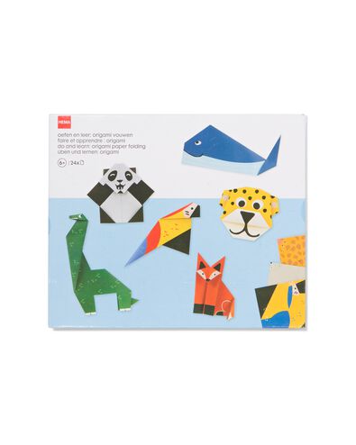oefen en leer: origami vouwen
