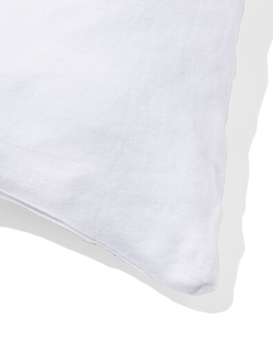 molton kussensloop met stretch wit