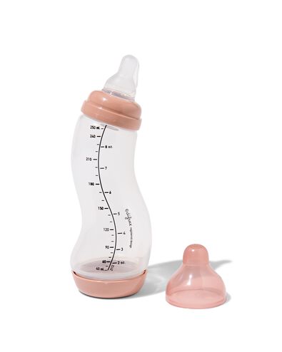 Difrax baby anti-koliek S-fles 250ml roze