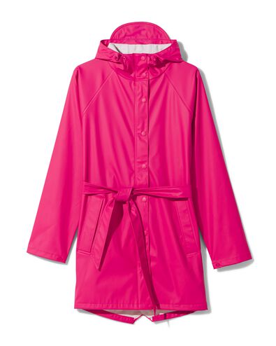 waterdichte dames regenjas  roze