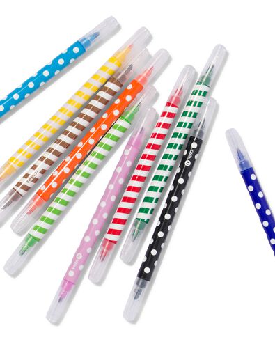 viltstiften tweepunt - 10 stuks