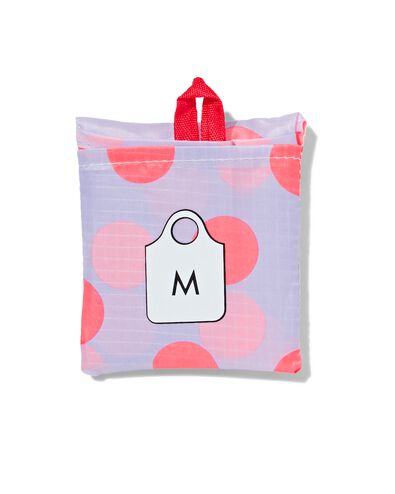 opvouwbare boodschappentas 38.5x40 lila