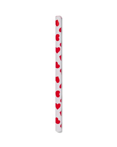 cadeaupapier hartjes 200x70